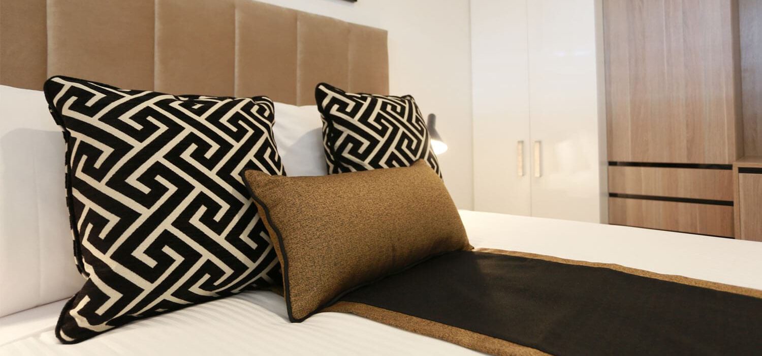 one-bedroom-bedroom-closeup | Alex Perry Hotel & Apartments